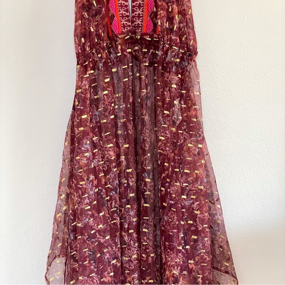 Sheer Brown Halter Top - Picture 7 of 16